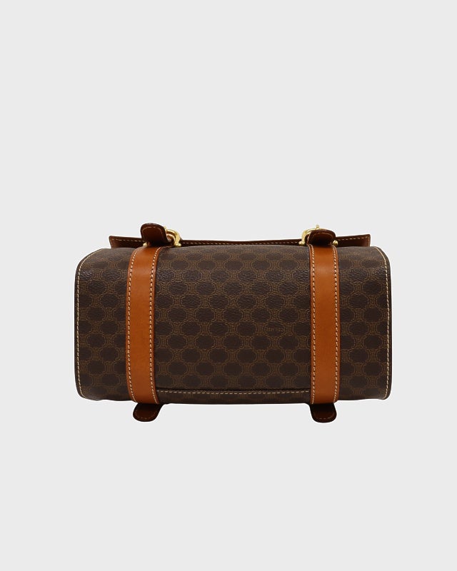 CELINE トリオンフ マカダム柄 ハンドバッグ 新作割☆CELINE マカダム柄 トリオンフハンド バッグ セリーヌ handbag