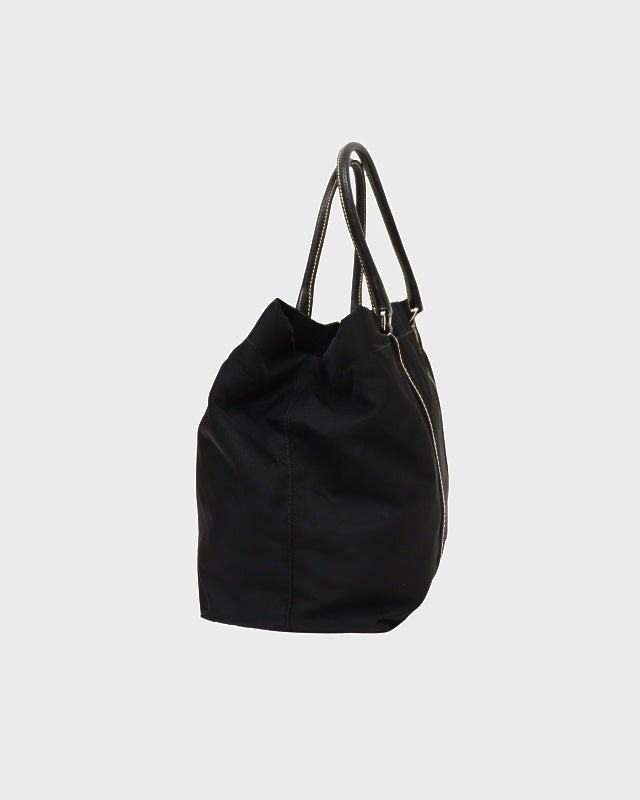 PRADA 三角ロゴ金具ナイロンレザートートバッグ | Hedy