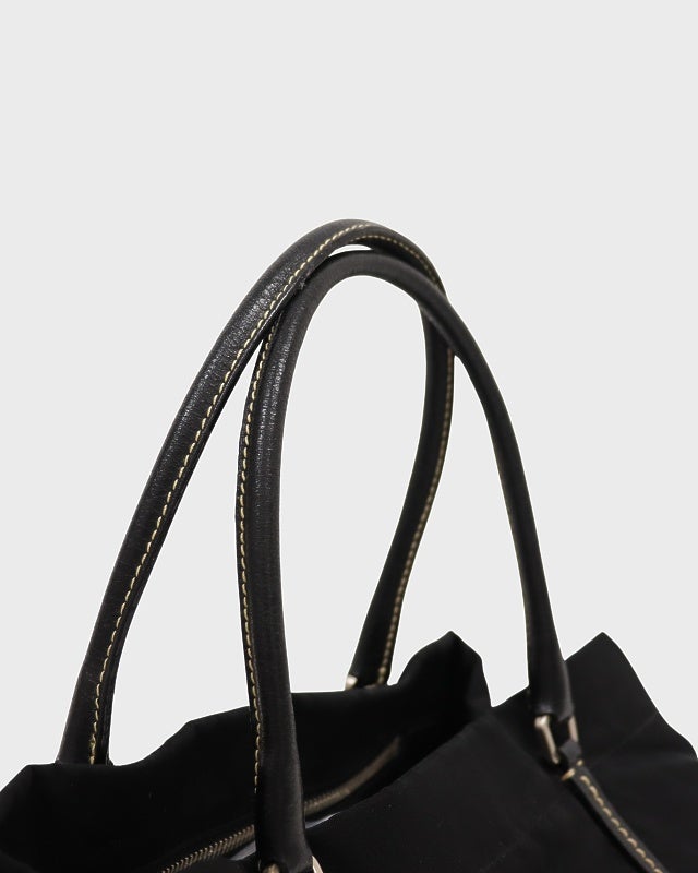 PRADA 三角ロゴ金具ナイロンレザートートバッグ | Hedy