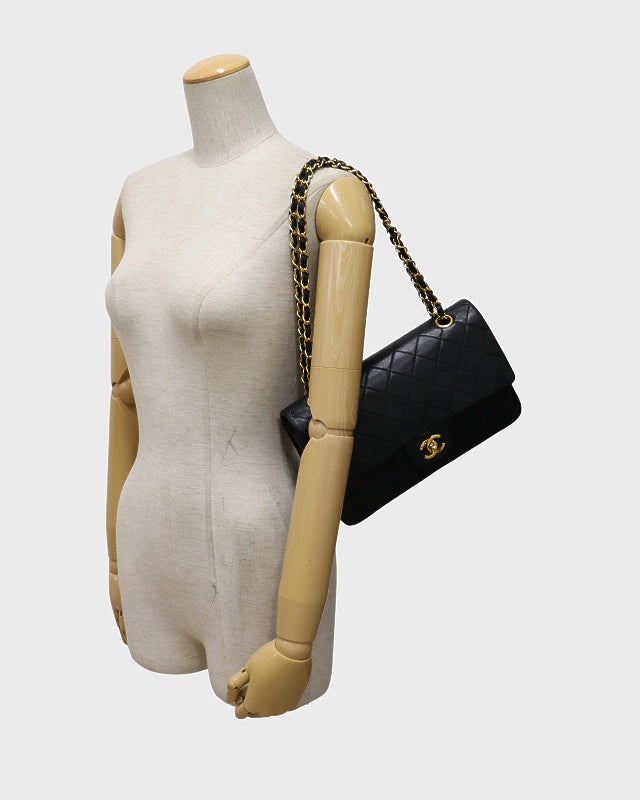 CHANEL マトラッセWフラップターンロックチェーンショルダーバッグ | Hedy