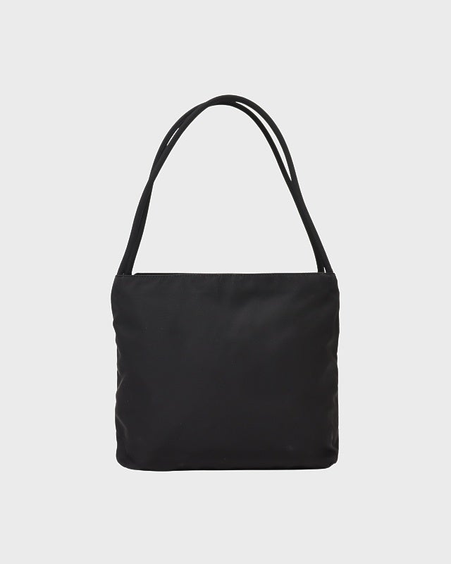 ✨美品✨☘️PRADA☘️✨トートバッグ✨三角ロゴ✨ナイロンレザー✨ゴールド金具✨ PRADA 三角ロゴ金具ナイロンレザートートバッグ | Hedy