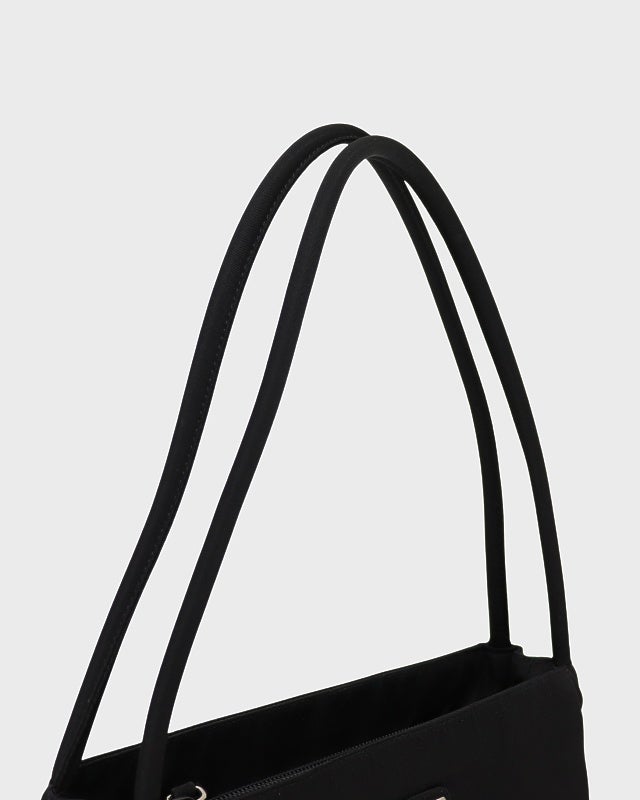 ✨美品✨☘️PRADA☘️✨トートバッグ✨三角ロゴ✨ナイロンレザー✨ゴールド金具✨ PRADA 三角ロゴ金具ナイロンレザートートバッグ | Hedy