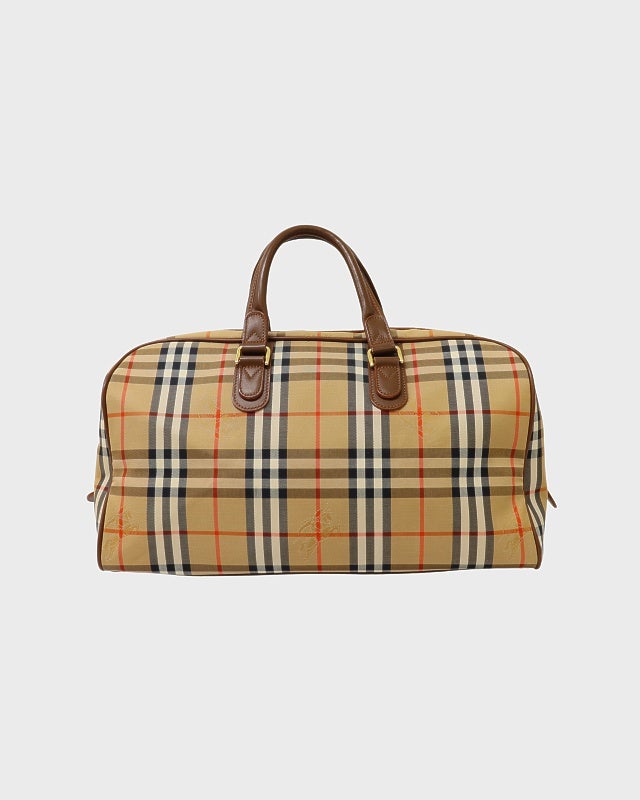 BURBERRY チェック柄ボストンバッグ | Hedy