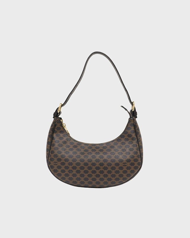 CELINE マカダム柄ホーボーワンショルダーバッグ | Hedy