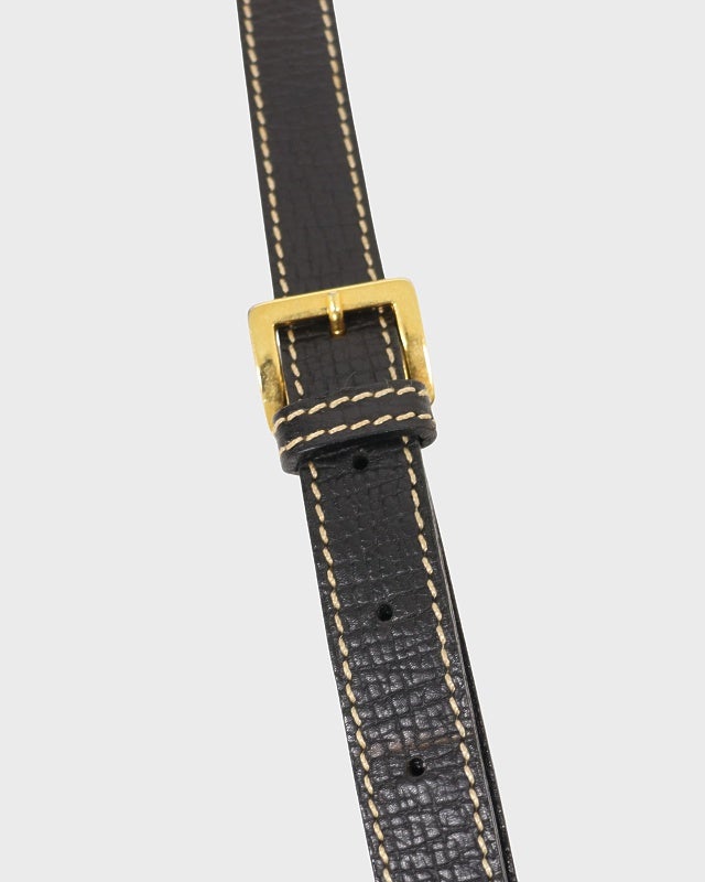 LOEWE ロゴ刻印ターンロックレザーショルダーバッグ | Hedy