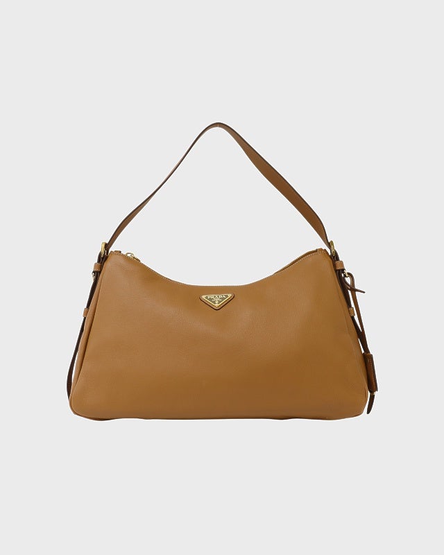 PRADA エメ ラージ ソフトグレインレザー ショルダーバッグ | Hedy