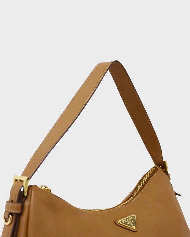 PRADA エメ ラージ ソフトグレインレザー ショルダーバッグ | Hedy