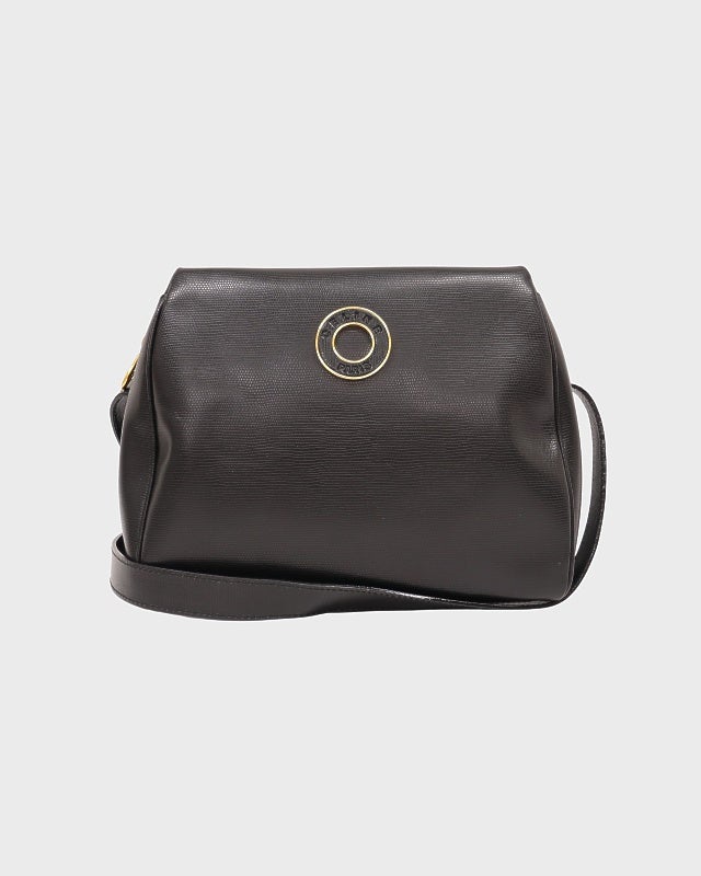 CELINE サークルロゴ金具レザーショルダーバッグ | Hedy