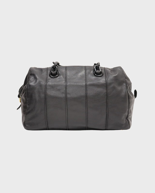 PRADA プラチェーンレザーショルダーバッグ | Hedy