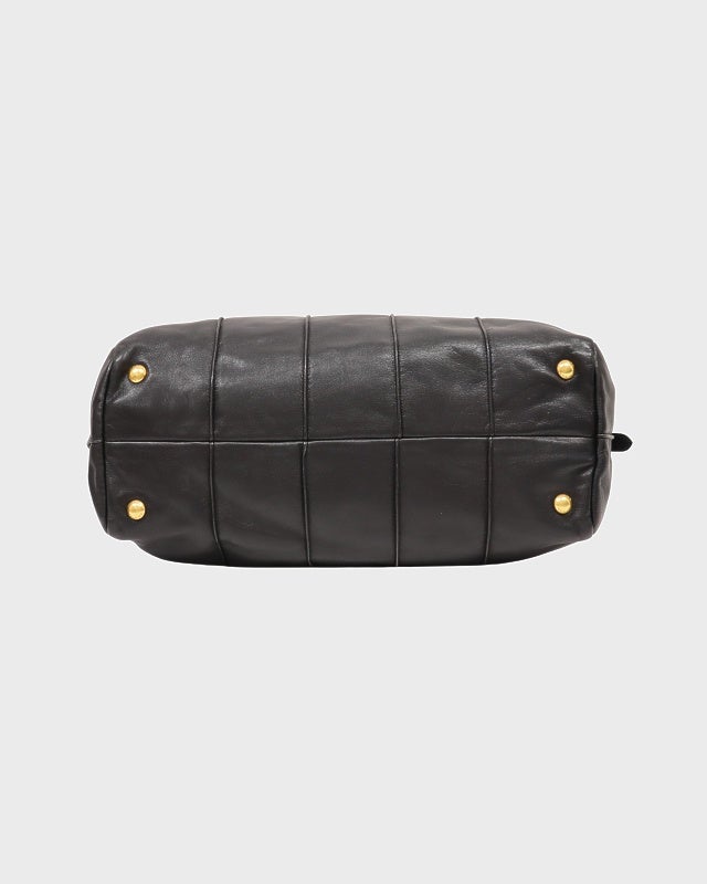 PRADA プラチェーンレザーショルダーバッグ | Hedy