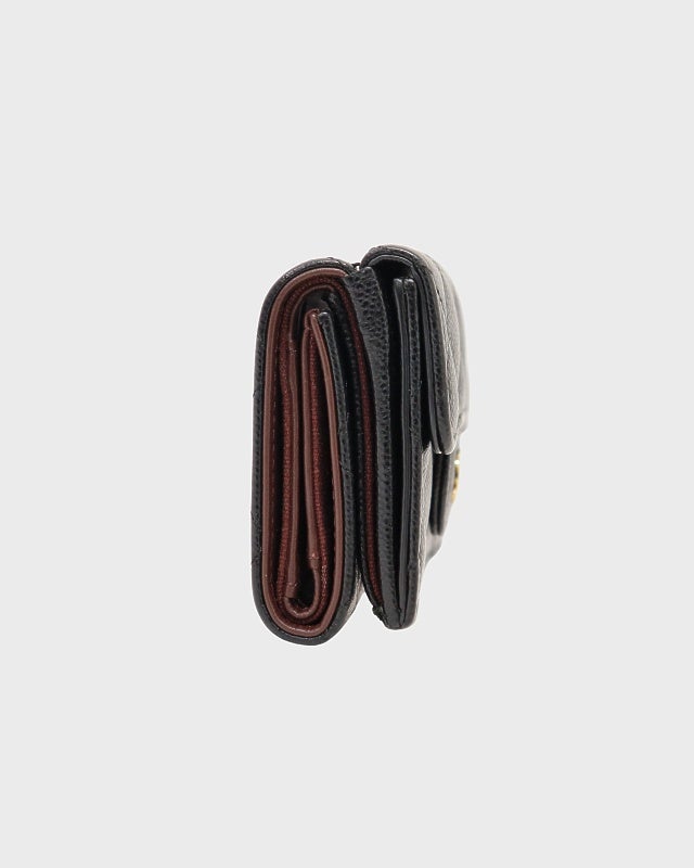 CHANEL マトラッセキャビアスキンコンパクトウォレット | Hedy
