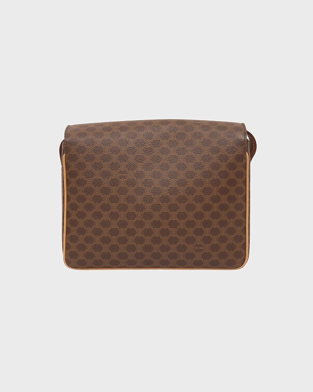 CELINE マカダム柄ガンチーニ金具ショルダーバッグ | Hedy