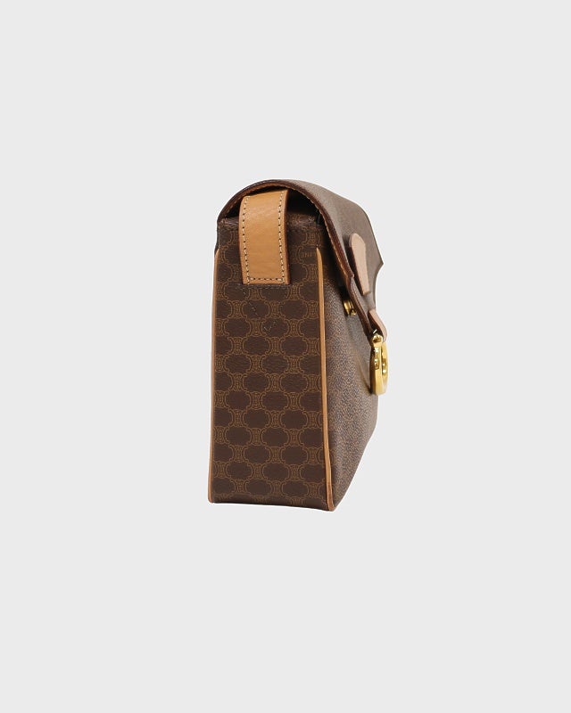 CELINE マカダム柄ガンチーニ金具ショルダーバッグ | Hedy
