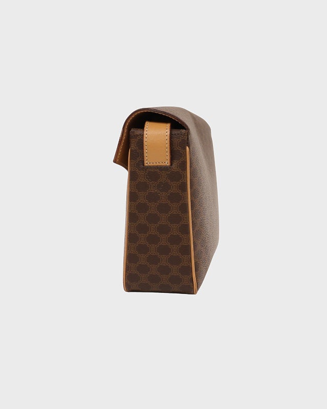 CELINE マカダム柄ガンチーニ金具ショルダーバッグ | Hedy