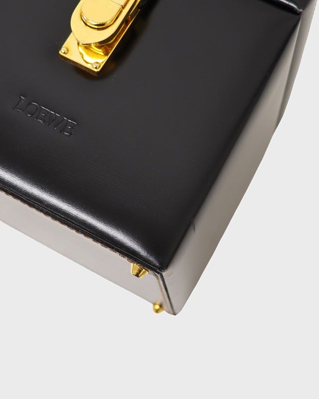 LOEWE ロゴ刻印レザーハンドバッグ | Hedy