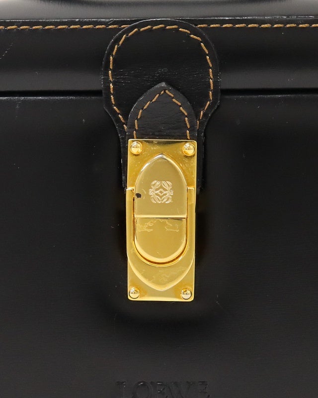 LOEWE ロゴ刻印レザーハンドバッグ | Hedy