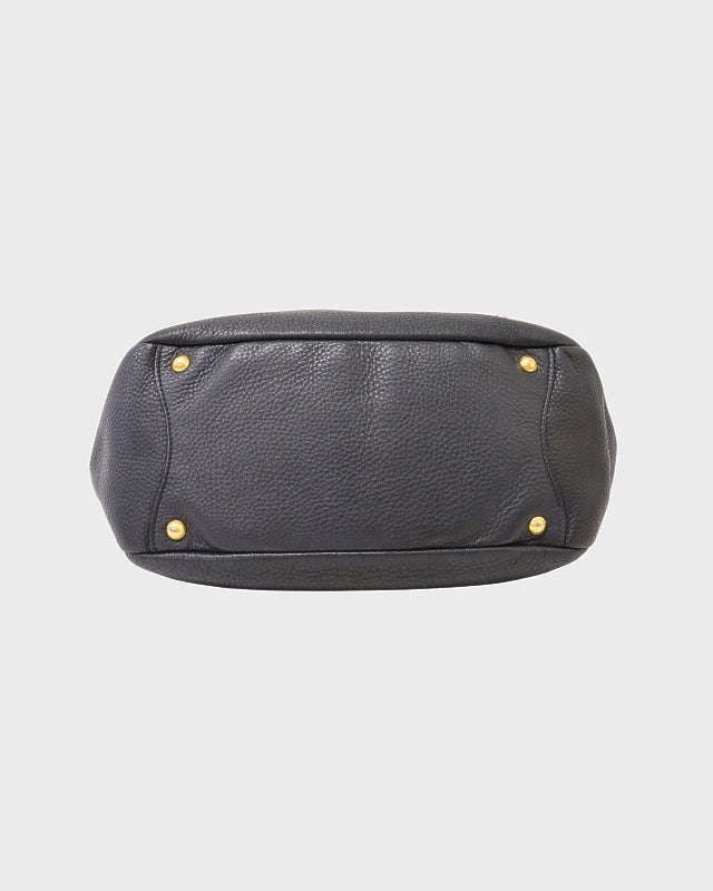 PRADA ボディバッグ 三角プレート ロゴ金具 キャンバス PRADA - プラダ 三角ロゴプレート ボディバッグ ウエストバッグ