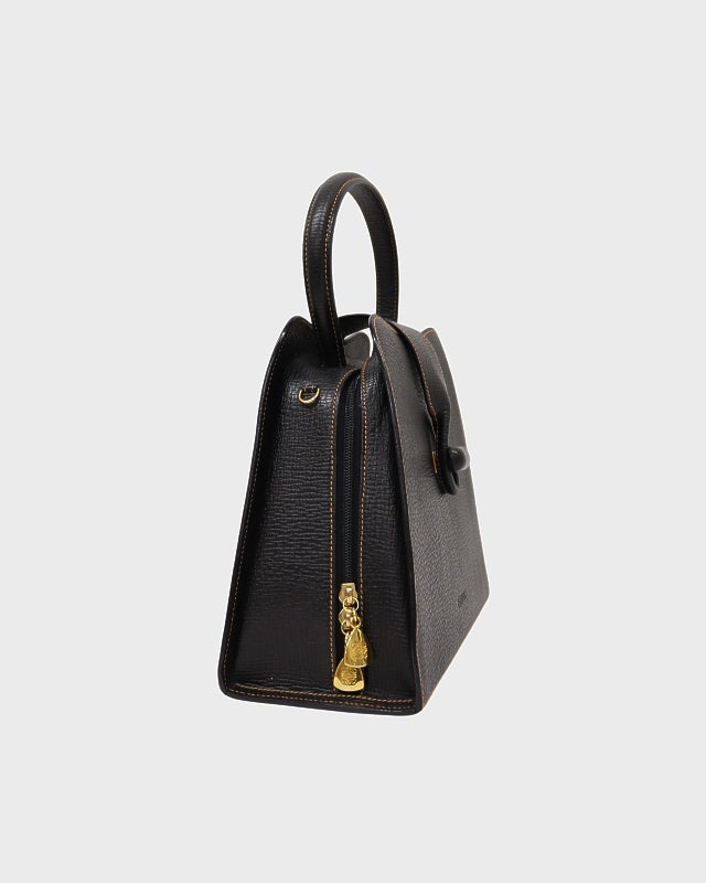 LOEWE ロゴ刻印ターンロックレザーショルダーバッグ | Hedy