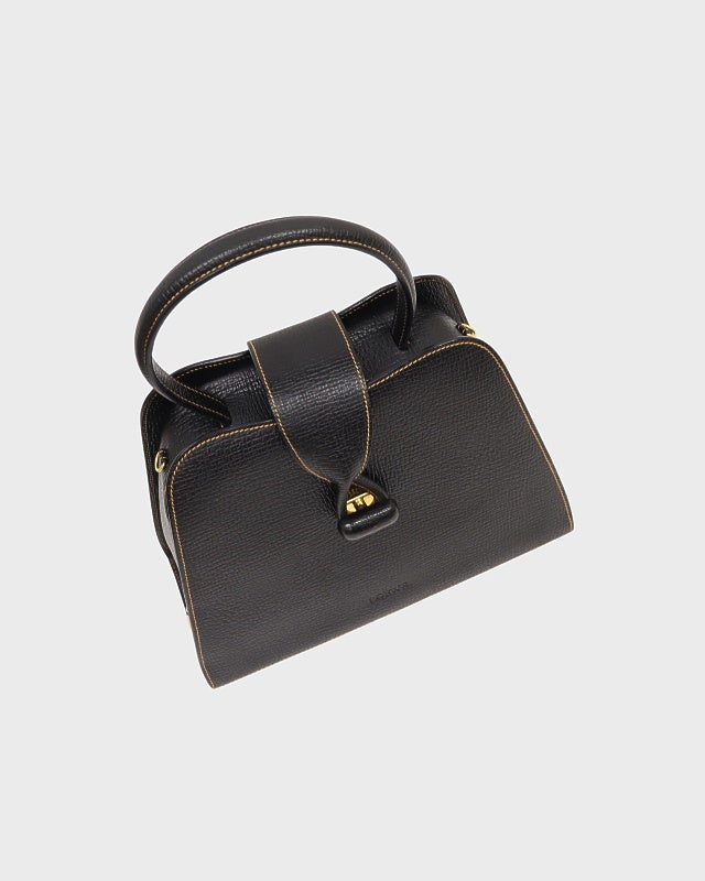 LOEWE ロゴ刻印ターンロックレザーショルダーバッグ | Hedy