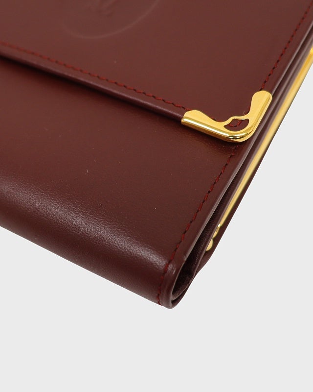 Cartier マストラインがま口レザーウォレット | Hedy