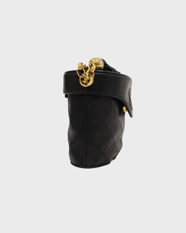 CHANEL タッセル付きマトラッセビジューチェーンショルダーバッグ | Hedy