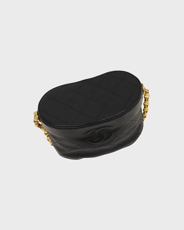 CHANEL タッセル付きマトラッセビジューチェーンショルダーバッグ | Hedy