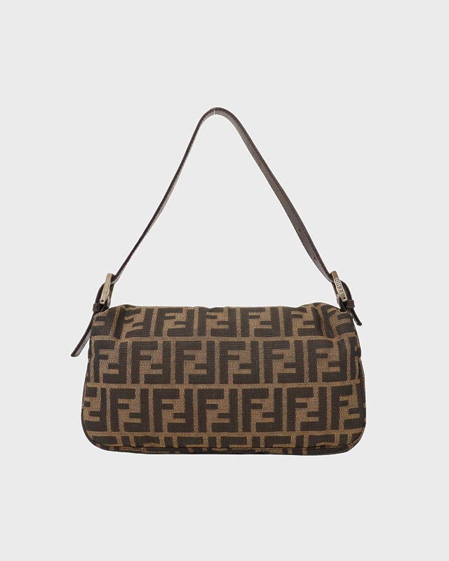 保存袋付き✨FENDI マンマバケット ズッカ柄 ショルダーバッグ キャンバス FENDI ズッカ柄マンマバケット | Hedy