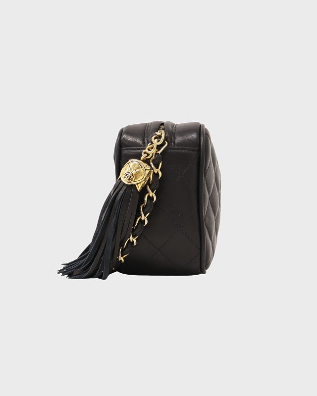 シャネル　ヴィンテージ　ミニマトラッセ　タッセルチェーンショルダー　CHANEL ヴィンテージ・中古】シャネル CHANEL マトラッセ タッセル チェーン