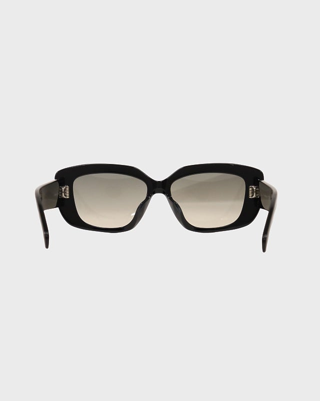 【ケース付】セリーヌ サングラス トリンオフ ロゴ ゴールド金具 ブラック 黒 CELINE トリオンフサングラス | Hedy
