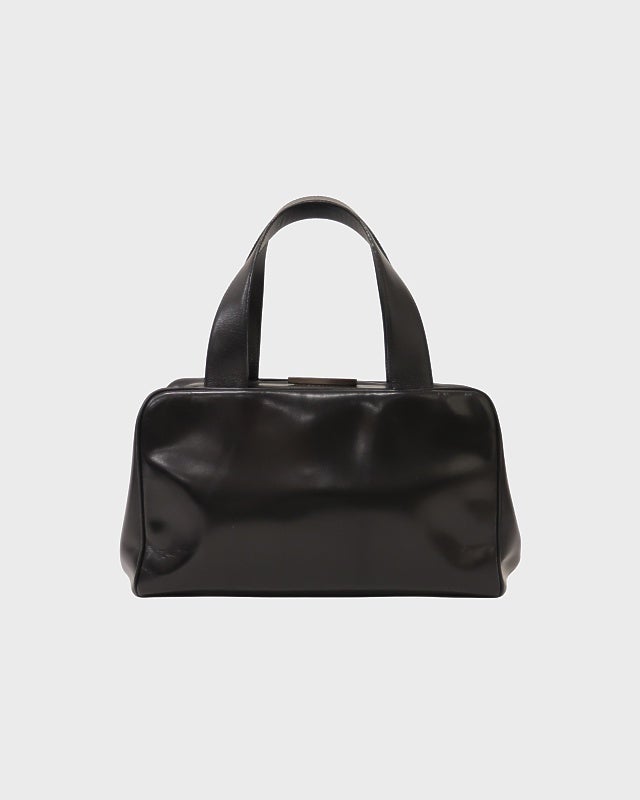 PRADA ロゴレザーハンドバッグ | Hedy