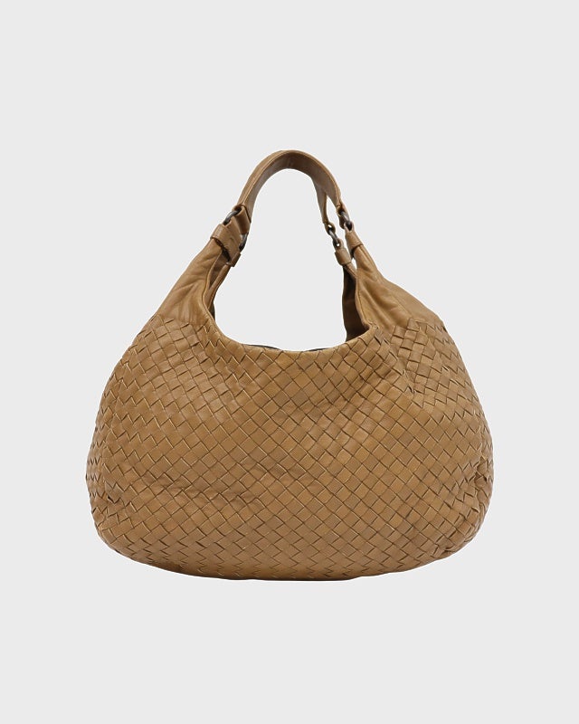 BOTTEGA VENETA イントレチャートカンパーナレザーハンドバッグ | Hedy