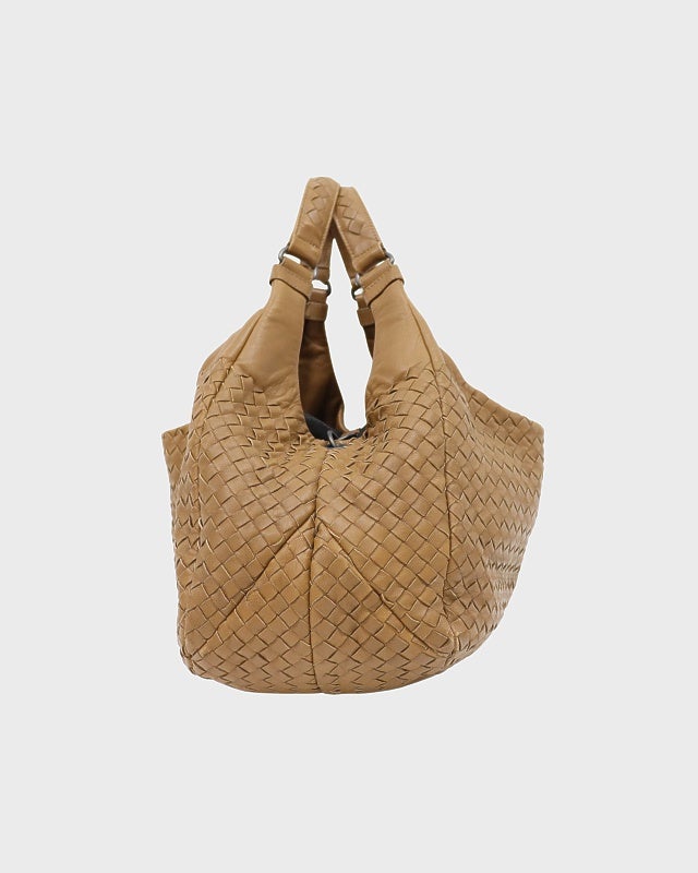 BOTTEGA VENETA イントレチャートカンパーナレザーハンドバッグ | Hedy