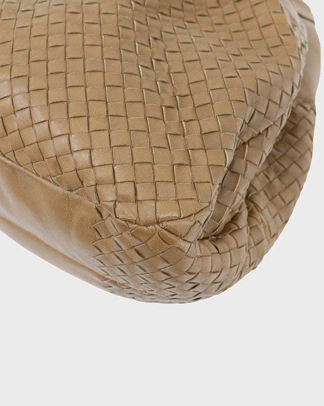 BOTTEGA VENETA イントレチャートカンパーナレザーハンドバッグ | Hedy