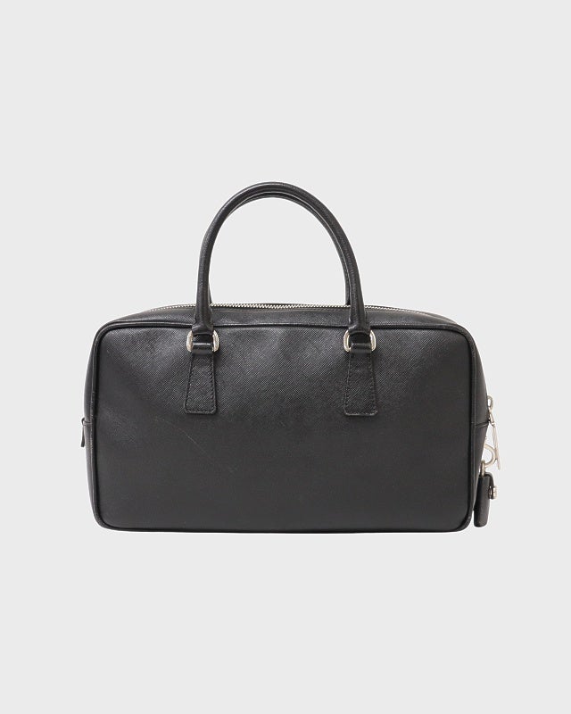 PRADA 三角ロゴ金具サフィアーノレザーハンドバッグ | Hedy