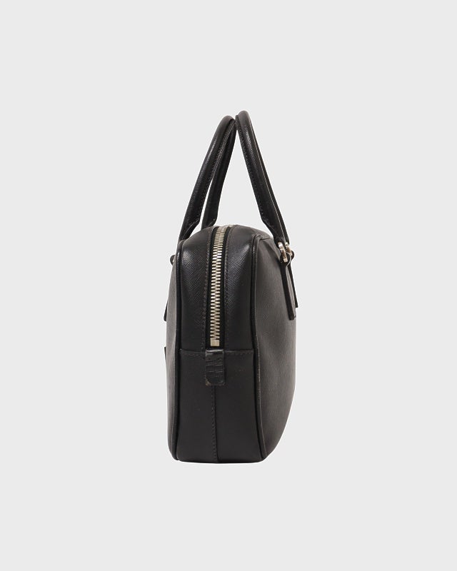 PRADA 三角ロゴ金具サフィアーノレザーハンドバッグ | Hedy