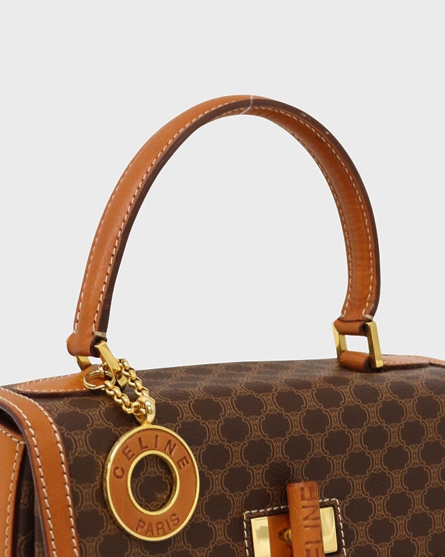 CELINE マカダム柄ターンロック2wayバッグ | Hedy
