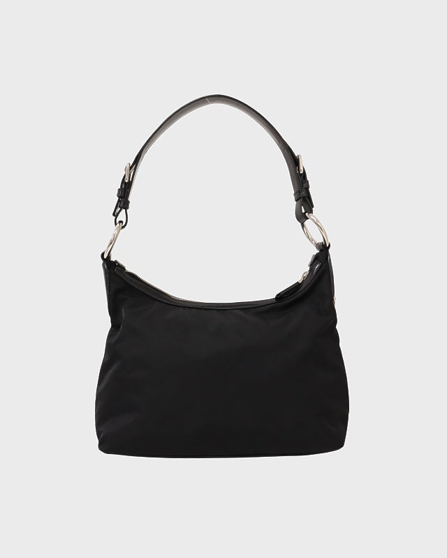 PRADA 三角ロゴ金具ナイロンレザーワンショルダーバッグ | Hedy