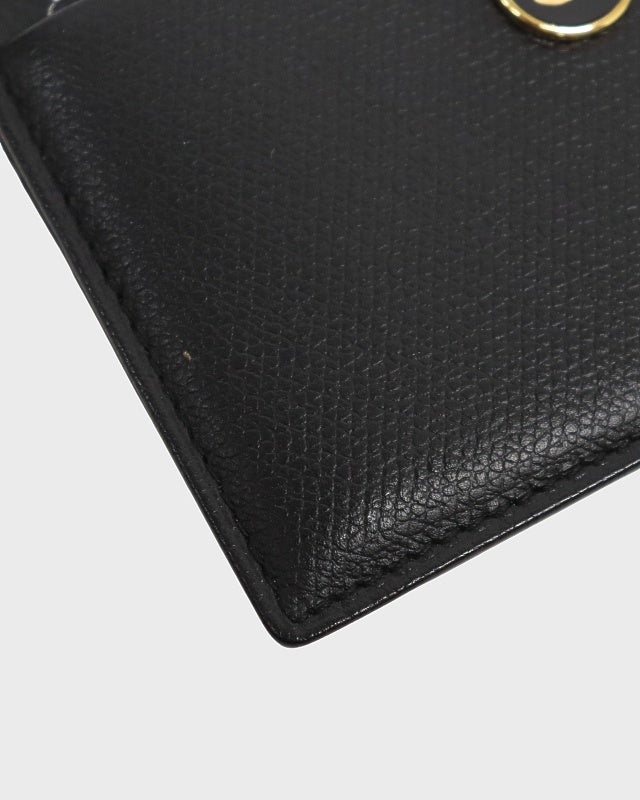 CHANEL COCOボタンレザーカードケース | Hedy
