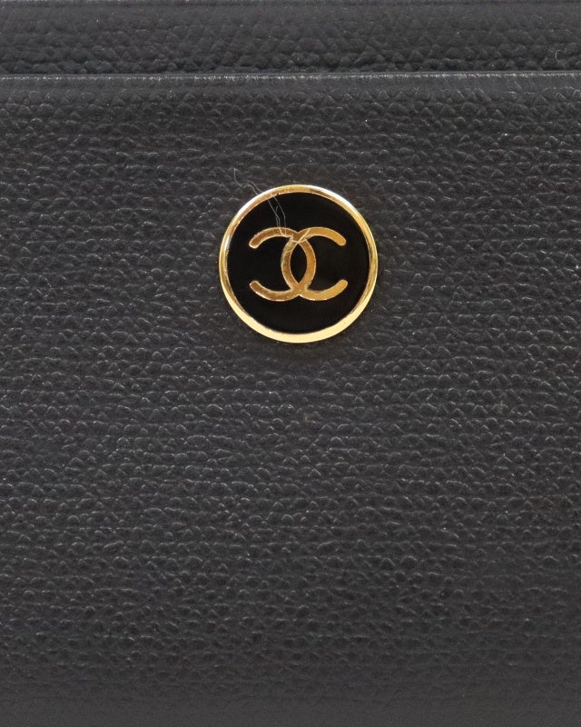 CHANEL シャネル ケース ココボタン CHANEL COCOボタンレザーカードケース | Hedy