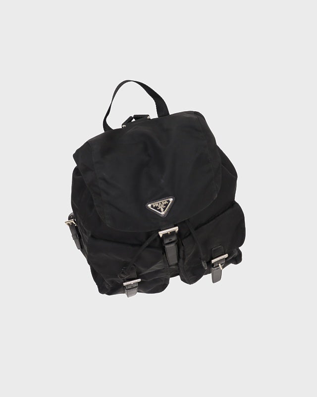 PRADA 三角ロゴ金具ナイロンリュックサック | Hedy