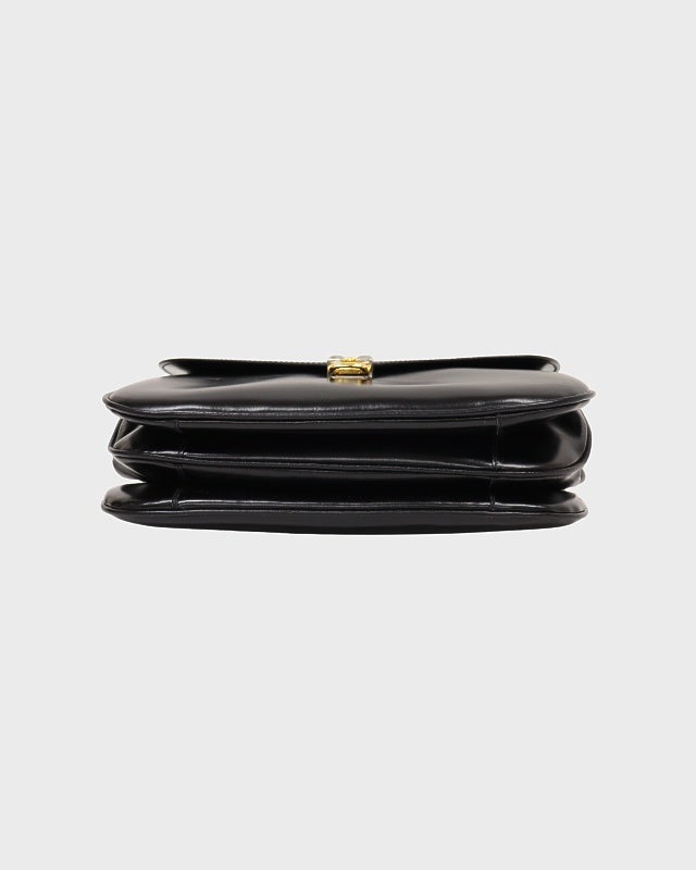 CELINE ガンチーニ金具レザーショルダーバッグ | Hedy