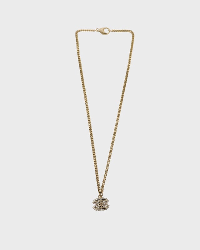 CHANEL COCOラインストーンネックレス | Hedy