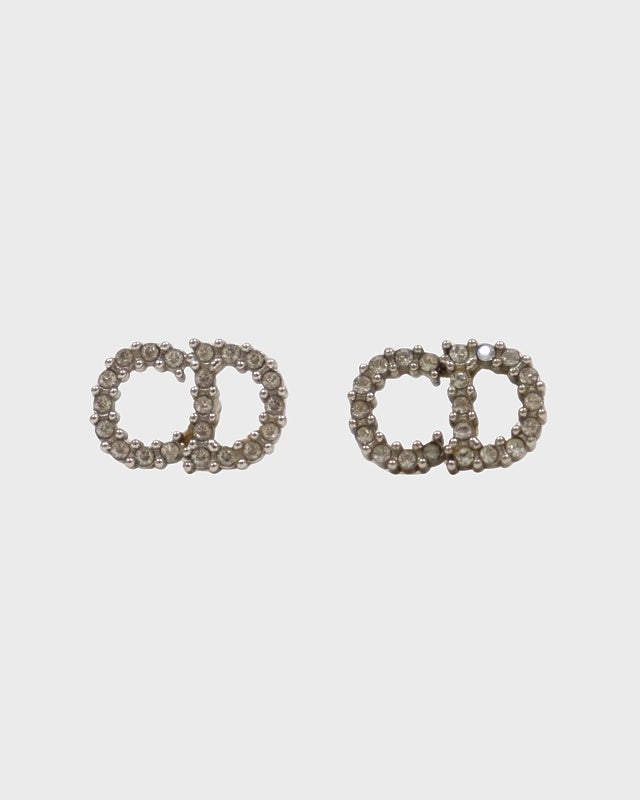 DIOR CDラインストーンピアス | Hedy