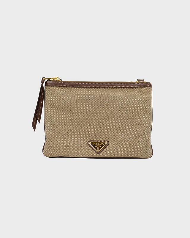 PRADA ロゴジャガードショルダーバッグ | Hedy