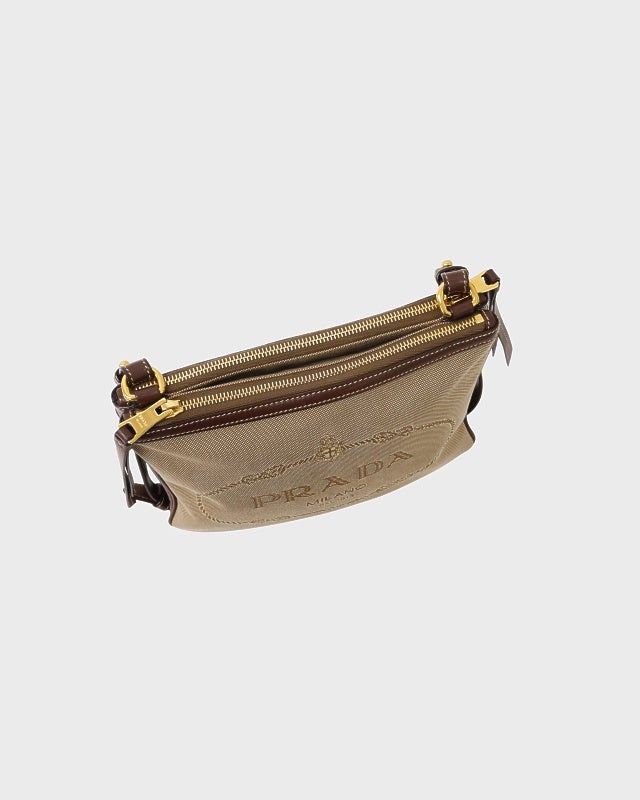 PRADA ロゴジャガードショルダーバッグ | Hedy