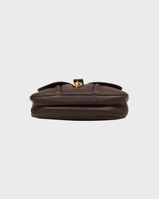 【セナ様Salvatore Ferragamo ボディバック ガンチーニ　レザー Ferragamo ガンチーニ金具レザーワンショルダーバッグ | Hedy