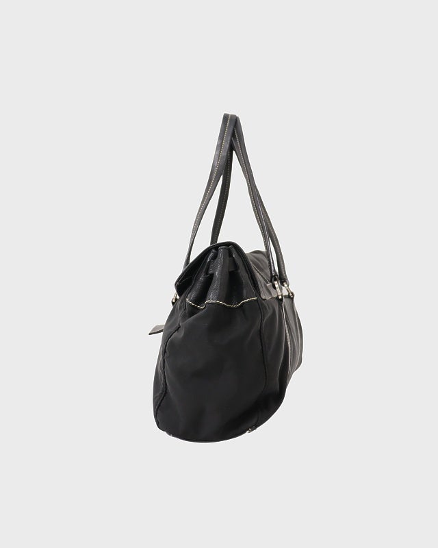 ⭐美品⭐PRADA 三角ロゴ ブラウン レザー トートバッグ 極 美品 希少品 PRADA プラダ 三角 ロゴ 金具 キャンバス レザー 本革