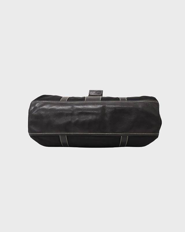 PRADA 三角ロゴ金具ナイロンレザートートバッグ | Hedy