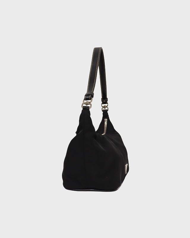 PRADA 三角ロゴ金具ナイロンレザーワンショルダーバッグ | Hedy