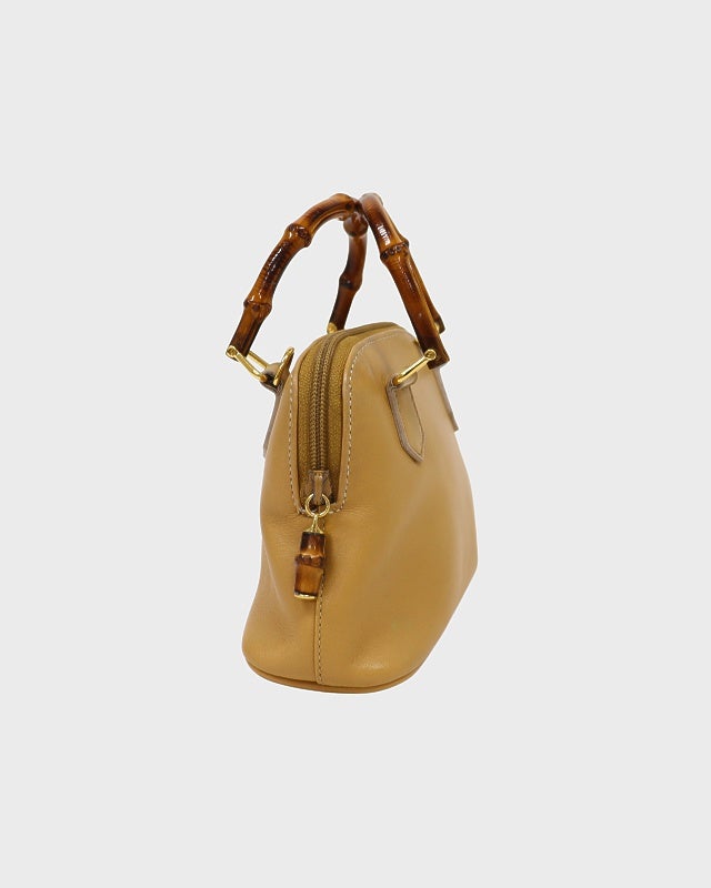 グッチ 2WAY ハンドバッグ ショルダーバッグ ワンハンドル バンブー 黄色 GUCCI（グッチ） ベラ バンブー 2WAYバッグ ハンドバッグ ショルダー